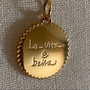India Hicks “la vita e bella” token/pendant